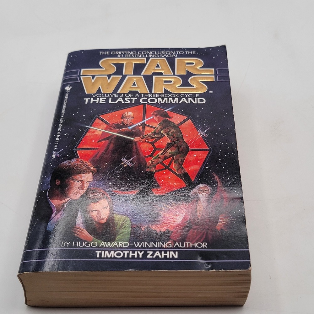 Timothy Zahn Star Wars The Last Command Paperback 1st Printing Thrawn Vol 3 Good